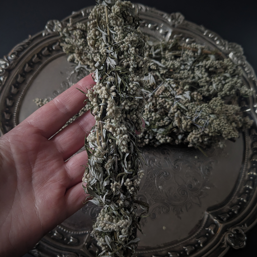 Mugwort smoke cleansing stick