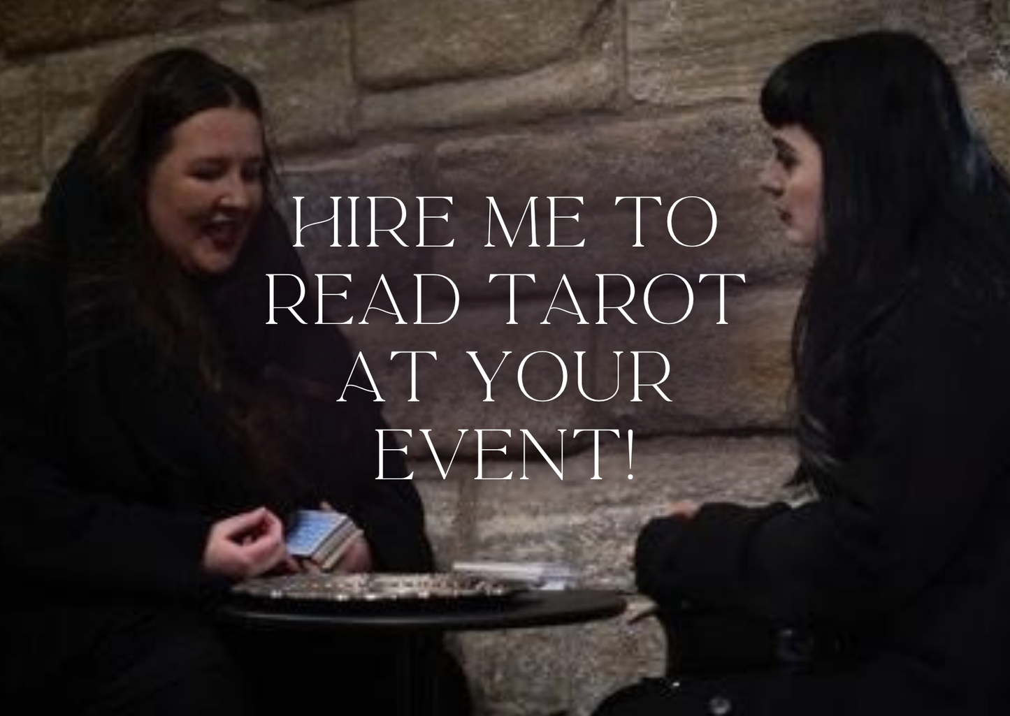 HIRE A TAROT READER FOR YOUR EVENT!